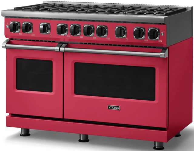 Viking® 7 Series 48'' Valentine Pro Style Natural Gas Range-3