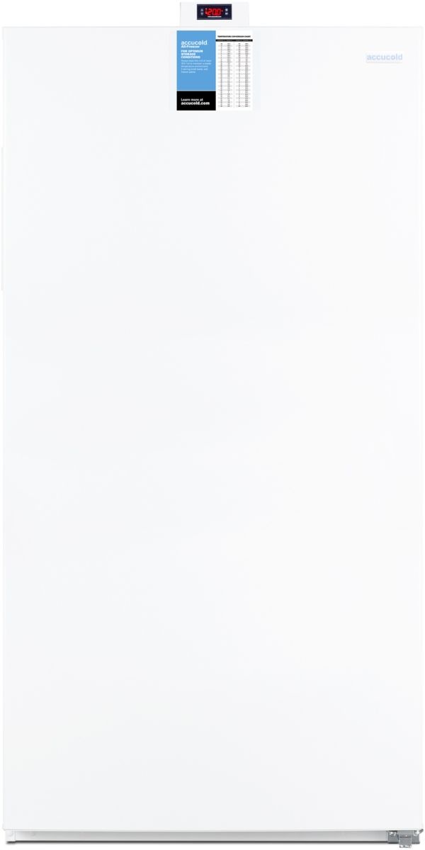 Summit® 21 Cu. Ft White Upright All-Freezer With Icemaker-0