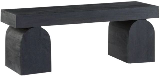 Signature Design by Ashley® Holgrove Matte Black Accent Bench-0