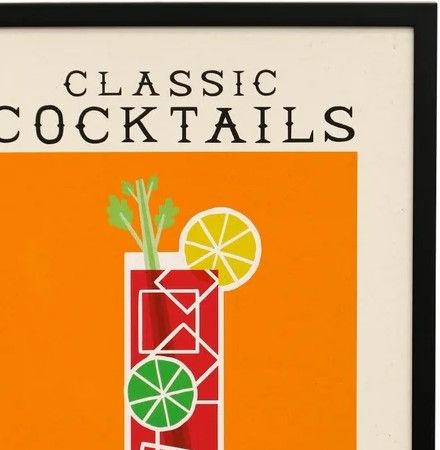 Stylecraft Dann Foley Lifestyle Classic Cocktails Bloody Mary Wall Art-1