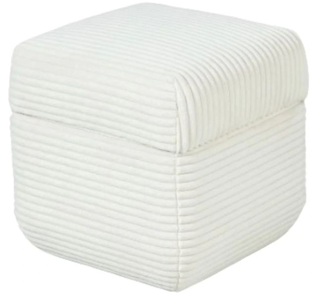 Modus Furniture Wisteria Frosty Upholstered Storage Ottoman-0