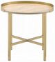 ACME Furniture Mithea Oak End Table with Gold Base-1