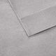 Olliix by INK+IVY Grey Twin XL Cotton Jersey Knit All Season Heathered Sheet Set-1