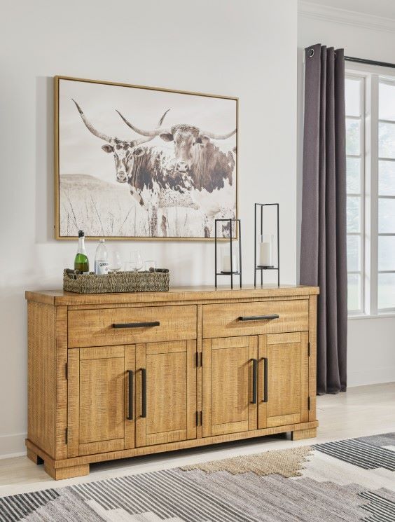 Signature Design by Ashley® Havonplane Brown Dining Server-7