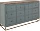 International Furniture Direct Timber Green Console-0