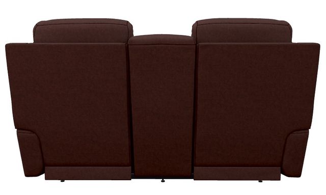 La-Z-Boy® Emmons Brick Power Reclining Loveseat with Console and Headrest-3