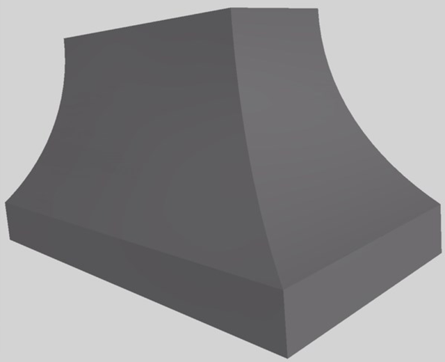 Vent-A-Hood® Designer Series 54" Gunsmoke Island Range Hood-3