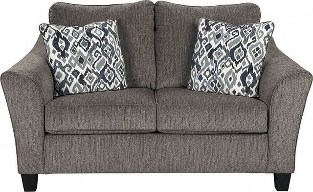 Signature Design by Ashley® Nemoli Slate Loveseat-1