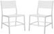 Linon Alora 6-Piece White Aluminum Outdoor Dining Set-4