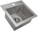 ZLINE Donner 15" Stainless Steel Topmount Single Bowl Bar Kitchen Sink-0