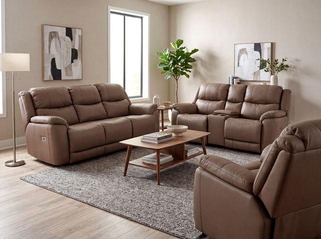 Stateside Seating Talladega Mocha Power Reclining Rocker Recliner-1