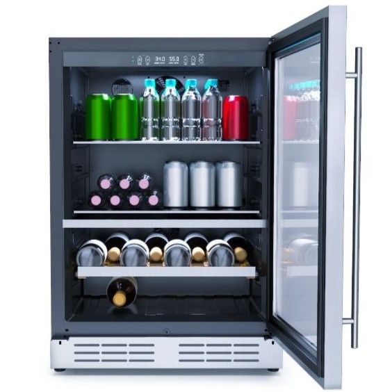 Yale Appliance Single Door Dual Zone Beverage & Wine Center