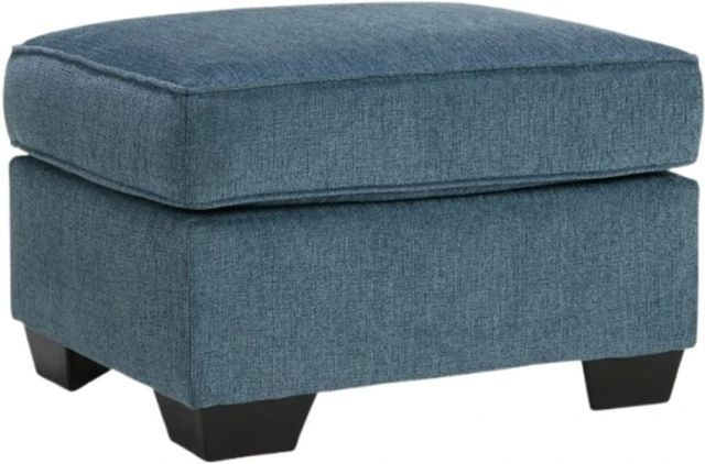 Signature Design by Ashley® Cashton Blue Ottoman-0