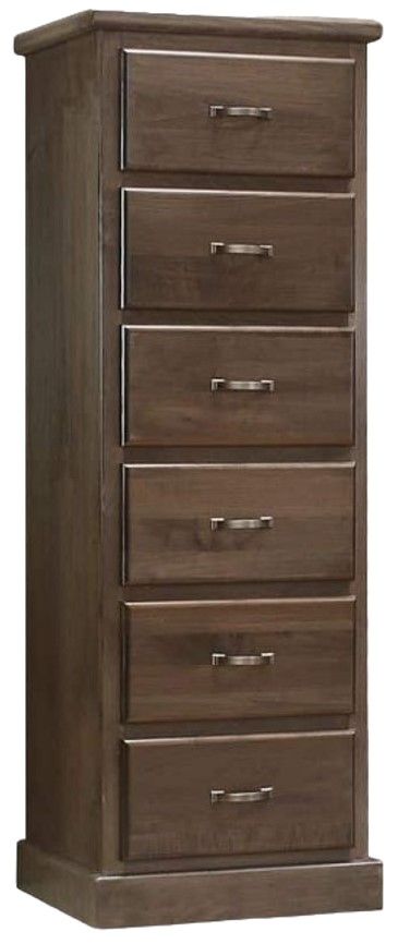 Wolfcraft Furniture Vesper Brown Tall Lingerie Chest-0