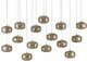 Currey & Company Pepper Multi-Drop Nickel Pendant Lighting-0