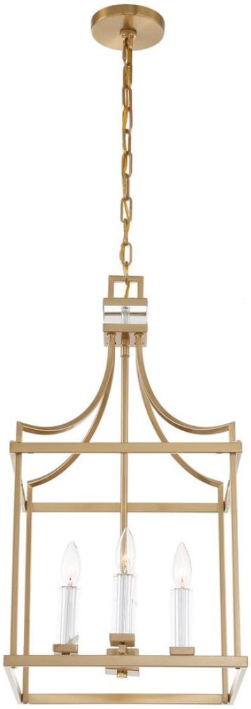 Uttermost® Montreal Warm Brass 4-Light Pendant-0