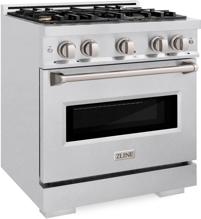 ZLINE Classic 30" Satin Stainless Steel Pro Style Dual Fuel Range-1
