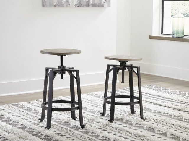 Signature Design by Ashley® Lesterton Light Brown/Black Counter Stool-3