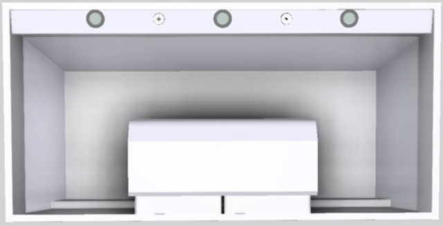 Vent-A-Hood® Designer Series 48" White Wall Mounted Range Hood-3