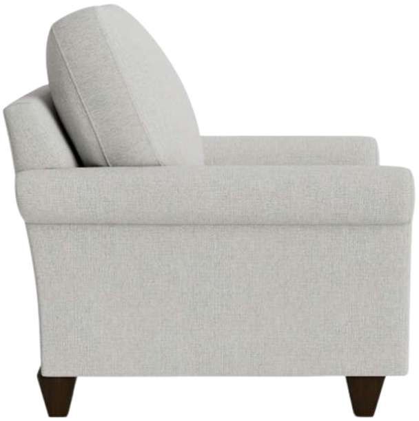 Bassett® Furniture Customizable True Custom® Roll Arm Chair-2