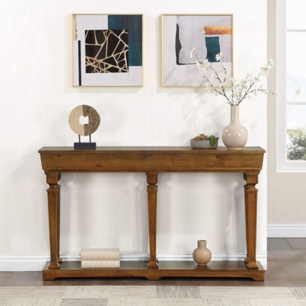 ACME Furniture Garrison Oak 72" Console Table-1