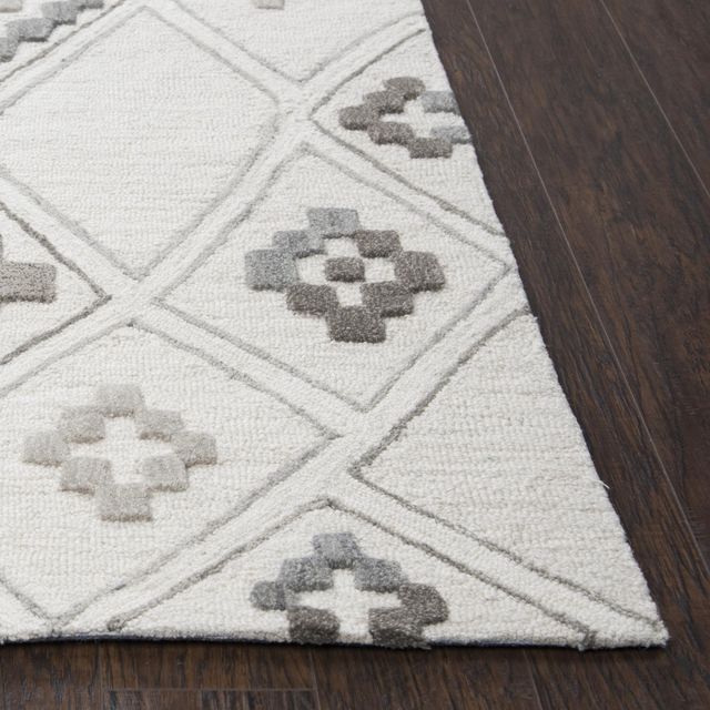 Rizzy Home Caterine Cream 2'6" x 8' Runner Rug-3