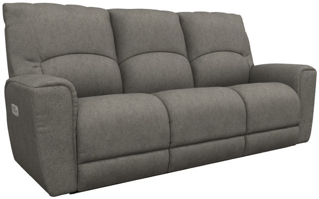 La-Z-Boy® Cassian Charcoal Power Reclining Sofa with Headrest and Lumbar-0