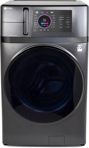 GE Profile Carbon Graphite Washer Dryer Combo