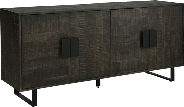Signature Design by Ashley® Kevmart Black/Grayish Brown Accent Cabinet-0