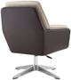 Linon Maddie Brown/Natural Swivel Chair-4