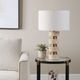 Uttermost® Makani Antique Gold Travertine Table Lamp-2