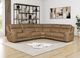 Corinthian Furniture George 6-Piece Caramel Power Reclining Sectional-1