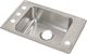 Elkay Lustertone® Classic Lustrous Satin Stainless Steel 31" x 20" x 6" 2-Hole Single Bowl Drop-in Classroom ADA Sink-0