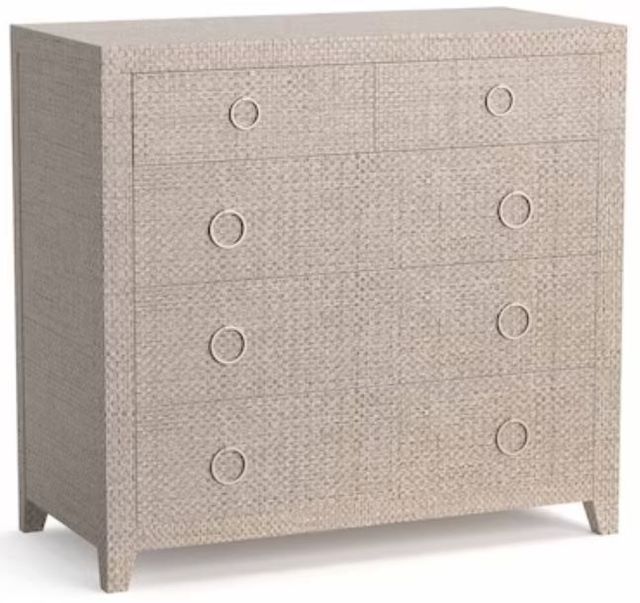 Bassett® Furniture Ventura Sand Gray Raffia Chest-2