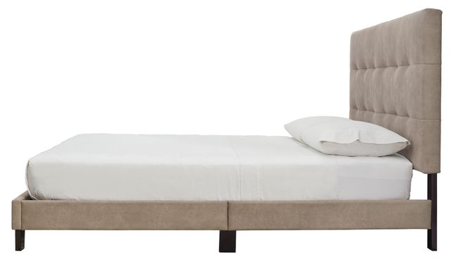 Signature Design by Ashley® Adelloni Light Brown Queen Upholstered Bed-2