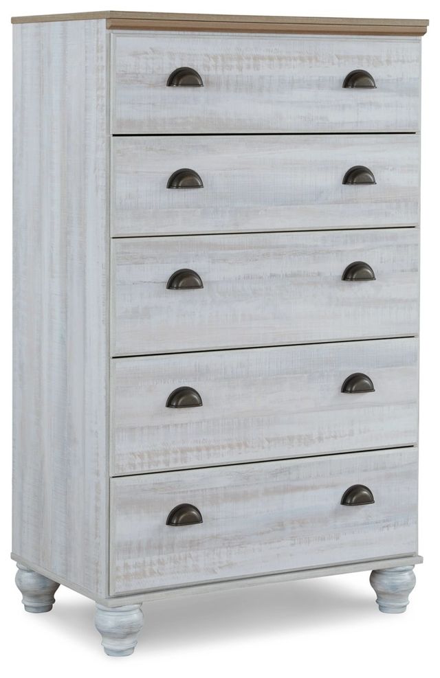 Signature Design by Ashley® Haven Bay 4-Piece Two-Tone Full Panel Storage Bed Set-3