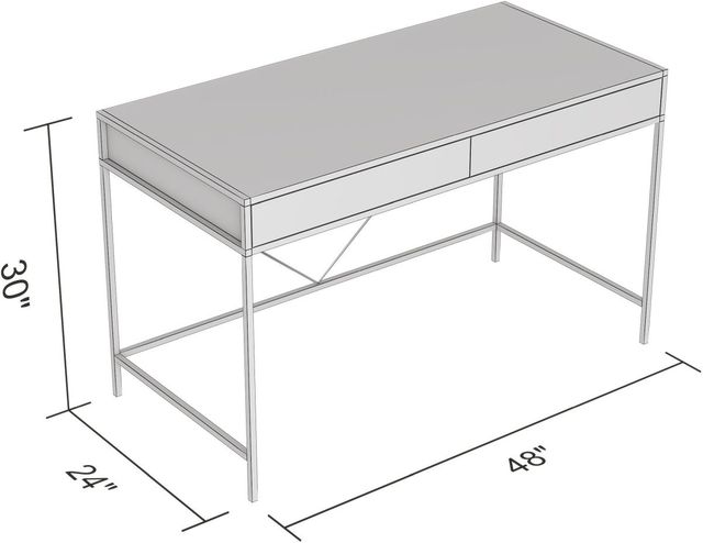 Safdie® & Co Brown Computer Desk-1
