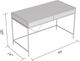 Safdie® & Co Brown Computer Desk-1