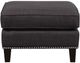Elements International Erica Charcoal Chair and Ottoman Set-5