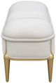 Michael Amini® Scotts Square Light Champagne Accent Bench-4