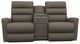 La-Z-Boy® Liam Mocha Power Wall Reclining Loveseat with Console, Headrest, and Lumbar-1