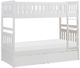 Homelegance® Galen White Youth Twin/Twin Storage Bunk Bed-0