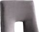 TOV Furniture Lipstick Grey Velvet Dining Chair-4
