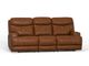 Honey Triple Power Leather Sofa-0