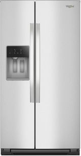 Whirlpool® 36 in. 28.7 Cu. Ft. FingerPrint Resistant Stainless Steel Side-by-Side Refrigerator