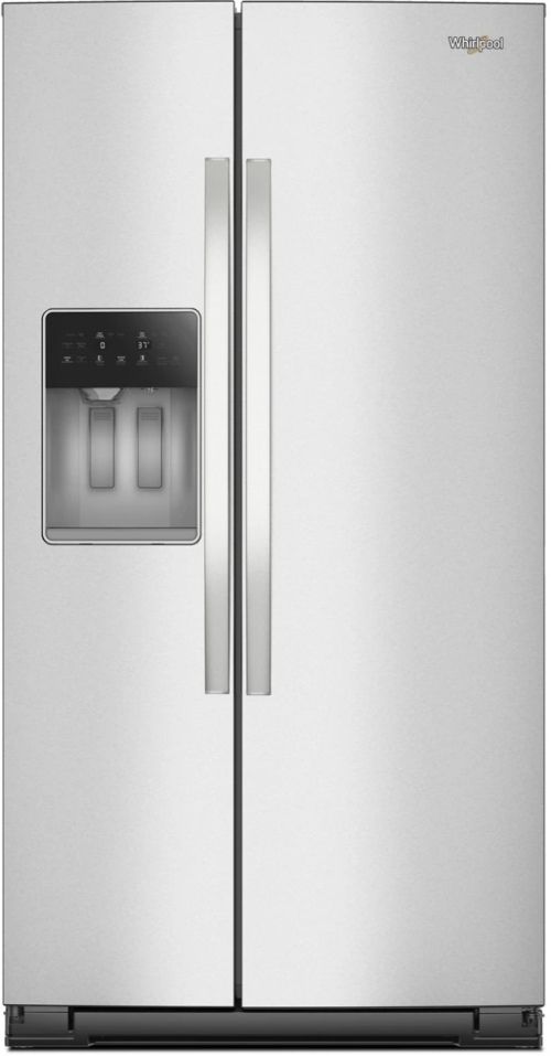 Whirlpool® 36 in. 28.7 Cu. Ft. FingerPrint Resistant Stainless Steel Side-by-Side Refrigerator-0