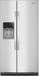 Whirlpool® 36 in. 28.7 Cu. Ft. FingerPrint Resistant Stainless Steel Side-by-Side Refrigerator-0