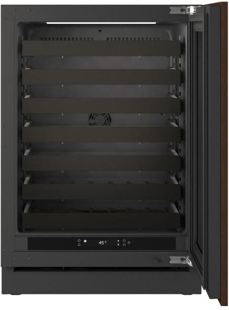 U-Line® Seamless Collection 24" 5.1 Cu. Ft. Panel Ready Wine Refrigerator with Solid  Door-2