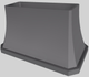 Vent-A-Hood® Designer Series 54" Gunsmoke Island Range Hood-3