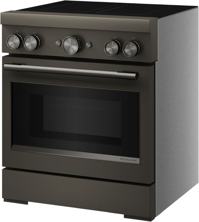KitchenAid® 30" Black Ore Pro Style Induction Range with Air Fry-4